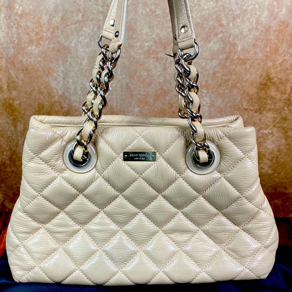 Kate Spade New York Leather Chain Link Purse